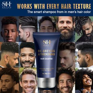 Champú personalizado 2 en 1, oscurecimiento Natural, engrosamiento, efecto rápido, champú <span class=keywords><strong>para</strong></span> teñir <span class=keywords><strong>el</strong></span> <span class=keywords><strong>cabello</strong></span> negro <span class=keywords><strong>para</strong></span> hombres - Product Image 6