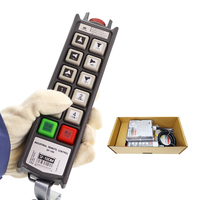 Télécommande sans fil industrielle pour grue, étanche IP66, 10 boutons, double vitesse, émetteur-récepteur radio pour grue
