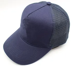 Fashion Hot Sale 5 Panel Cotton Mesh Trucker Hats Unisex Custom Design Baseball Cap Sports Hat Cap