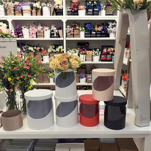 <span class=keywords><strong>ชุด</strong></span>กล่องบรรจุภัณฑ์ทรงกลม3ชิ้นกล่องกระดาษแข็งสีทึบปรับแต่งได้ - Product Image 1