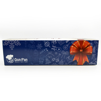 Boîte à pâtisserie rectangulaire personnalisée en gros pour le festival de Noël, boîte à gaufres, boîte à biscuits, boîte à gâteaux, emballage en papier, boîte en carton avec logo