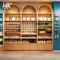 Vitrine d'exposition en bois et acrylique, éclairée par LED, personnalisable, écologique, pour magasins de détail, boutiques de jouets