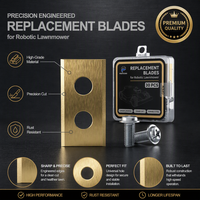 Lames de tondeuse robotisée de haute qualité, kit professionnel en acier inoxydable compatible avec Worx, prix direct usine pour les grossistes