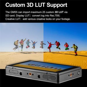 Godox-écran tactile IPS de 5.5 pouces <span class=keywords><strong>GM55</strong></span>, avec sortie 4K, grand Angle de vision de 160 degrés, LUT 3D pour caméras DSLR ILDC, nouveau - Product Image 6