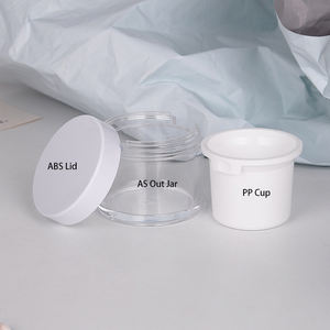 30ml 50ml 100ml ramah lingkungan dapat diganti dapat diisi ulang makanan kelas kosmetik kulit plastik perawatan rambut stoples kemasan krim - Product Image 4