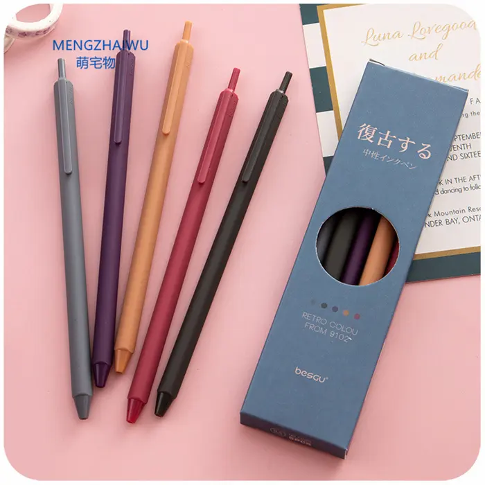 2021 מכתבים יצרנים גואנגזו יצוא חידוש דיו עט גליטר 5 צבעים/סט צבעוני ג 'ל עטים