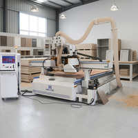Fresadora CNC de Madera con Eje Horizontal HMI ATC, con Husillo ATC para Cambio Rápido de Herramientas para Grabado/Fresado