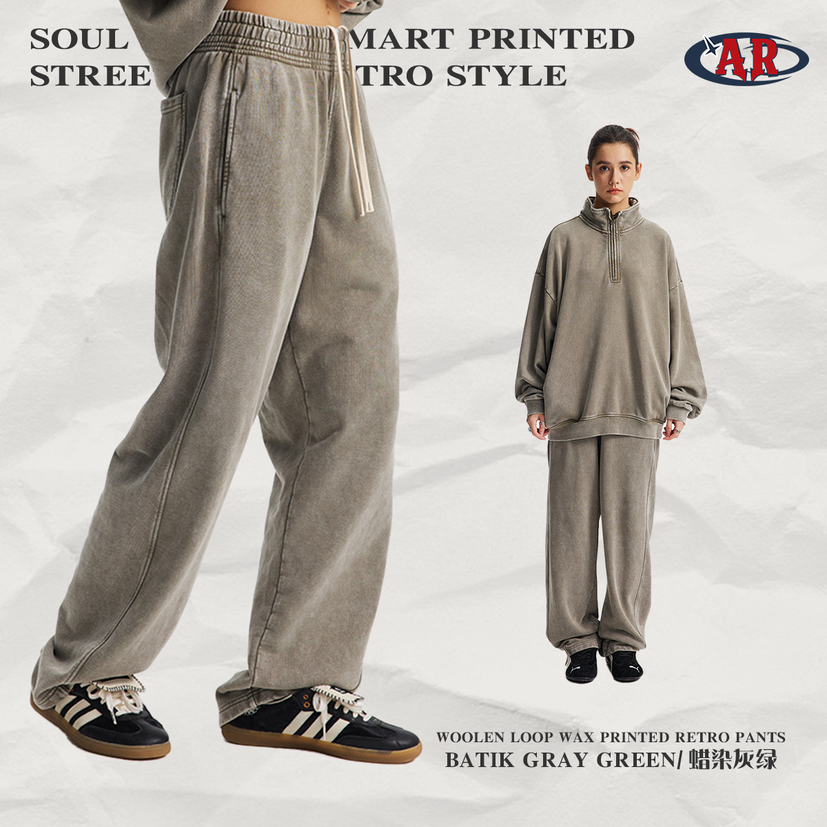 Pantalon K05-Batdy Gris Vert