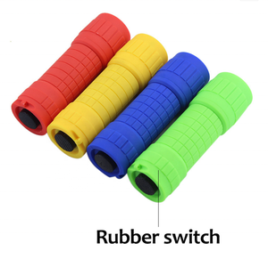 畅销定制标志硅胶户外手电筒应急迷你9发光二极管手电筒野营登山灯促销礼品 - Product Image 5