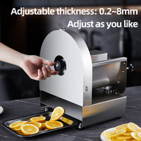 Cortadora de rábano eléctrica directa de fábrica, máquina cortadora de verduras de restaurante automática comercial para cortar frutas