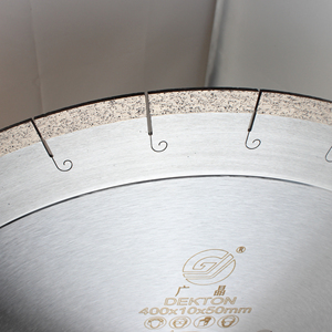 Hoja de sierra de diamante Dekton de 16 "y 2024mm más popular de 400 para cortar mármol de roca y borde de cerámica borde continuo de corte - Product Image 6