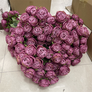IFG Floristería Suministro de flores decorativas Boda Decoración del hogar Flor artificial Ramo de rosas de seda - Product Image 5