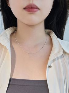 Collar de Cadena con Cuentas Dylam Minimalista, Hipoalergénico, Sin Níquel, Plata de Ley 925, Rodio, Chapado en Oro de 18K - Product Image 3