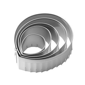 <span class=keywords><strong>Emporte</strong></span>-pièces en forme de pétales de rose en acier inoxydable de haute qualité, 5 pièces, pour la pâtisserie, découpe artisanale, passe au lave-vaisselle, décoration de gâteaux - Product Image 2