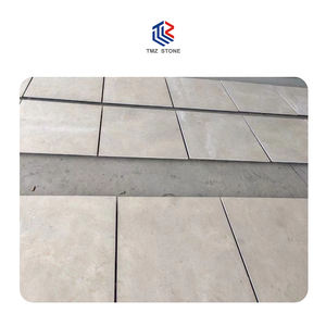 TMZ Carrelage de sol en pierre calcaire de haute qualité personnalisé allemand ligne rouge moderne poli et aiguisé Villa décoration extérieure de la maison chaude - Product Image 3