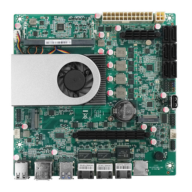 6-Bay InteI Twin Lake N150 NAS Motherboard 4 Cores 1*10G 2*2.5G LANs 6*SATA3.0 2*NVMe 1*DDR5 Firewall ITX Mainboard Home Server