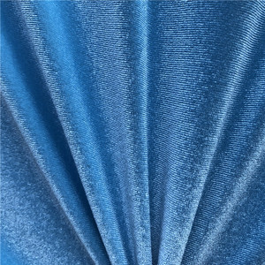GRS Manufacture <span class=keywords><strong>brillant</strong></span> Recycle Coréen KS Velours Spandex Velours Tissu Pour Vêtements Robe - Product Image 4