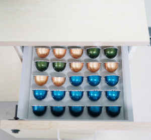 <span class=keywords><strong>Promotion</strong></span> du festival-Support en acrylique transparent empilable de 25 dosettes pour capsules de café NESPRRESSO - Product Image 4