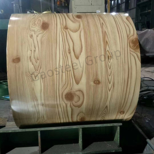 Realistische Holzmaserung Spule PPGI 0,3mm-0,7mm Realistische Textur Holz muster Farb beschichtete Stahls pule - Product Image 1