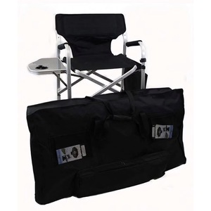 Sac de transport personnalisé avec fermeture éclair pour usine BSCI, porte-gobelet, repose-pieds, poignées de transport, housse de sac de rangement latéral, filet de rangement pliable - Product Image 3