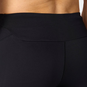 Leggings de sport respirants à taille élastique personnalisés pour hommes, leggings de compression pleine longueur de couleur unie - Product Image 6