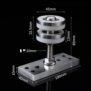 <span class=keywords><strong>Ruedas</strong></span> de Polea Universales de Acero Inoxidable de Alta Resistencia <span class=keywords><strong>para</strong></span> Puertas Correderas con Guía de Carril <span class=keywords><strong>para</strong></span> Dormitorios y Mamparas de Hotel - Product Image 4