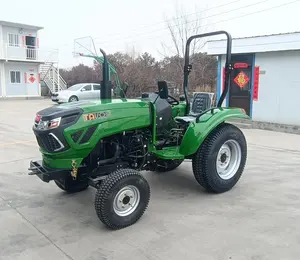 4X4 25-45 HP Tractor with Front Loader and Backhoe