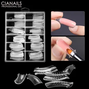 CIANAILS 11 Designs Nagel Poly Gel Builder Form Schnell bau Form Finger Poly Gel Extension Dual Nail Tips Großhändler