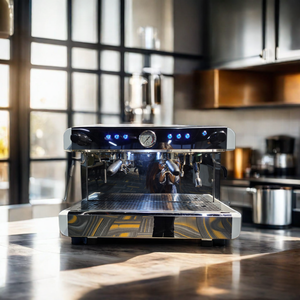 Machine à café expresso italienne à double chaudière 110v E61 pour voitures - Product Image 1