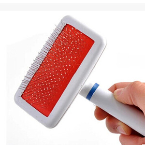 Pet Dog Brush Stainless Steel 13.5cm X 9.5cm Convenient Grooming <b>Tool</b> For <b>Small</b> Dogs - Product Image 1