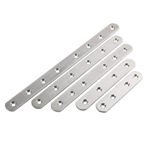 JINNATE Stainless Steel Connecting Pieces 300 Series Polished Flat Angle Brackets For Panel Connection - Product Image 5