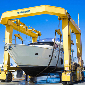Grúa Móvil Portátil de Servicio Pesado para Barcos de 300t-600t, Elevador de Embarcaciones con Ruedas de Goma, Grúa Pórtico para Buques - Product Image 2