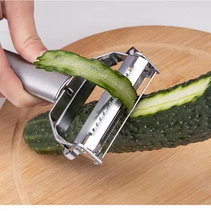 Gadgets 2024 New Arrival Smart Kitchen Tools Small Portable Multifunctional Stainless Steel Vegetable Fruit Potato Peeler