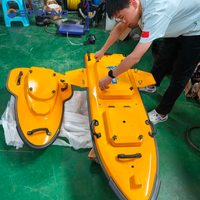 Bateau télécommandé professionnel d'urgence à grande vitesse (USV) en matériau ABS pour la mesure hydrologique