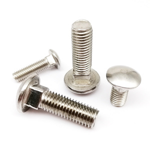 Vis à tête ronde métrique, diamètre 12 mm, acier inoxydable 304, classe 8.8, filetage standard, finition brute - Product Image 4