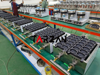 Machine à gaufres à œufs souriantes au prix d'usine, machine à gaufres à bulles QQ antiadhésive commerciale