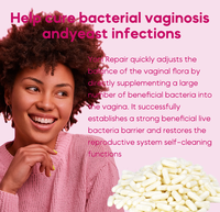 Probiotiques féminins biologiques pour adultes en poudre, capsules Yoni Pops, soins intimes, équilibre du pH, restauration de la flore vaginale, antioxydant