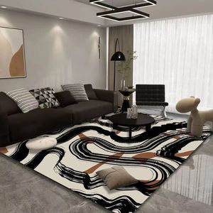 <span class=keywords><strong>Tappeti</strong></span> all'Ingrosso in Poliestere Moderni Rettangolari Geometrici Testurizzati per Soggiorno e Camera da Letto Lussuosi Morbidi Decorazioni Contemporanee - Product Image 3