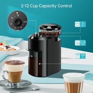 <span class=keywords><strong>Moulin</strong></span> à café à meules plates, nouveau modèle, vente chaude - 28 réglages de mouture précis réglables, capacité de 80g - <span class=keywords><strong>Moulin</strong></span> à expresso <span class=keywords><strong>professionnel</strong></span> pour la maison - Product Image 5