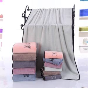 Toalla de mano de microfibra suave para gimnasio, de secado rápido, para playa, salón, cómoda, con logotipo personalizado bordado, toallas de baño, precio mayorista - Product Image 5