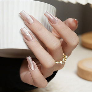 Vernis à ongles AILANUO série œil de chat métallique 15 couleurs avec base adhésive, flacon personnalisé OEM en gros - Product Image 1