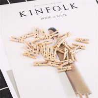 Mini pinces à linge en bois naturel multifonctionnelles, pinces à papier photo, pinces en bois DIY pour loisirs créatifs, décoration de la maison.