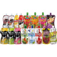 Emballage plastique personnalisé HQ Pack, sachet debout avec bec verseur pour sauce alimentaire, pâtes, confiture, salade