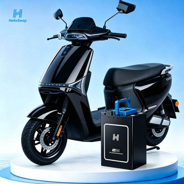 HelloSwap Battery Swapping 72V Motorcycle Electric Scooter for Delivery Electric Motorcycle Price