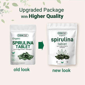 Suplemento Orgânico <span class=keywords><strong>Spirulina</strong></span> com Proteína Vegana <span class=keywords><strong>Spirulina</strong></span> Tablets - Product Image 4