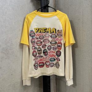 Camiseta de Algodón Blanca Vintage para Hombre, Estilo Holgado, Tejido Waffle Grueso, Manga Larga, Bordado Personalizado, Diseño Gráfico Urbano, Impresión Digital DTG - Product Image 2