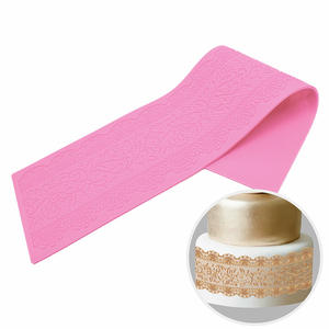 Fleur Dentelle Silicone Tapis pour Fondant Embosser Surafcraft Texture Dentelle Moule Accessoires Pâte À <span class=keywords><strong>Sucre</strong></span> Gâteau Décoration Outil - Product Image 6
