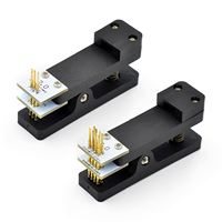 2.54 2.0 1.5 1.27 1.25 100mil 50mil 3P 4P 5P 6P 7P 8P 9P 10P Pin Pogo de Sonda de Fijación para PCB para Descarga, Programación y Grabación