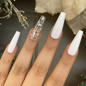 <span class=keywords><strong>Faux</strong></span> ongles à presser couleur nude naturel très vendus, motif marbré marron, <span class=keywords><strong>faux</strong></span> ongles artificiels <span class=keywords><strong>super</strong></span> longs, brillants, pointes à motifs, <span class=keywords><strong>faux</strong></span> ongles - Product Image 5