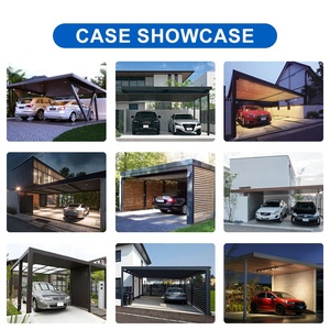 Sunto Windproof chống thấm nước chống cháy Hợp kim nhôm ngoài trời cantilever carport cho xe đậu xe nhà để xe - Product Image 3